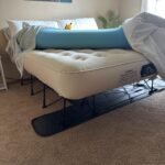 Ivation EZ-Bed (Queen) Air Mattress with Frame & Rolling Case. Self Inflatable. Blow Up Bed Auto Shut-Off. Comfortable Surface AirBed. Best for Guest. Travel. Vacation. Camping photo review