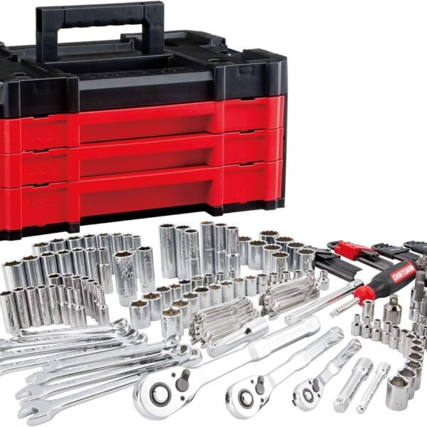 Craftsman 262-Piece Mechanic Tool Set. Master Socket Set with 3-Drawer VERSASTACK Tool Box. SAE/Metric Set (CMMT45309)