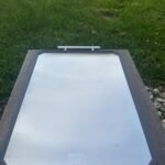 SNOWCLAD Stainless Steel Cutting Board.Double Sided Steel Cutting Boards for kitchen.Stainless Steel/Wheat straw pp Large Board for meat.non toxic Chopping.16 * 11 Inch.Dishwasher Safe photo review