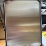 SNOWCLAD Stainless Steel Cutting Board.Double Sided Steel Cutting Boards for kitchen.Stainless Steel/Wheat straw pp Large Board for meat.non toxic Chopping.16 * 11 Inch.Dishwasher Safe photo review