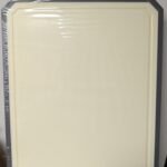 SNOWCLAD Stainless Steel Cutting Board.Double Sided Steel Cutting Boards for kitchen.Stainless Steel/Wheat straw pp Large Board for meat.non toxic Chopping.16 * 11 Inch.Dishwasher Safe photo review