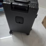Versatile Aluminum Frame Carry-On Luggage with USB Charging Port. Front Compartment. TSA Lock. Airline Approved Carry On Hardside Suitcase with Spinner Wheels (Grey. 20inch) photo review