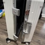 Versatile Aluminum Frame Carry-On Luggage with USB Charging Port. Front Compartment. TSA Lock. Airline Approved Carry On Hardside Suitcase with Spinner Wheels (Grey. 20inch) photo review