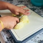 SNOWCLAD Stainless Steel Cutting Board.Double Sided Steel Cutting Boards for kitchen.Stainless Steel/Wheat straw pp Large Board for meat.non toxic Chopping.16 * 11 Inch.Dishwasher Safe photo review