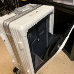 Versatile Aluminum Frame Carry-On Luggage with USB Charging Port. Front Compartment. TSA Lock. Airline Approved Carry On Hardside Suitcase with Spinner Wheels (Grey. 20inch) photo review