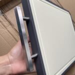 SNOWCLAD Stainless Steel Cutting Board.Double Sided Steel Cutting Boards for kitchen.Stainless Steel/Wheat straw pp Large Board for meat.non toxic Chopping.16 * 11 Inch.Dishwasher Safe photo review