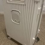 Versatile Aluminum Frame Carry-On Luggage with USB Charging Port. Front Compartment. TSA Lock. Airline Approved Carry On Hardside Suitcase with Spinner Wheels (Grey. 20inch) photo review