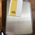 SNOWCLAD Stainless Steel Cutting Board.Double Sided Steel Cutting Boards for kitchen.Stainless Steel/Wheat straw pp Large Board for meat.non toxic Chopping.16 * 11 Inch.Dishwasher Safe photo review