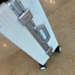 Versatile Aluminum Frame Carry-On Luggage with USB Charging Port. Front Compartment. TSA Lock. Airline Approved Carry On Hardside Suitcase with Spinner Wheels (Grey. 20inch) photo review