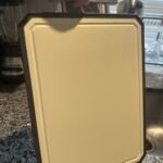 SNOWCLAD Stainless Steel Cutting Board.Double Sided Steel Cutting Boards for kitchen.Stainless Steel/Wheat straw pp Large Board for meat.non toxic Chopping.16 * 11 Inch.Dishwasher Safe photo review