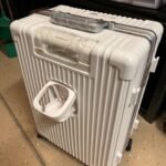 Versatile Aluminum Frame Carry-On Luggage with USB Charging Port. Front Compartment. TSA Lock. Airline Approved Carry On Hardside Suitcase with Spinner Wheels (Grey. 20inch) photo review