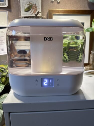 Dreo Smart Humidifiers for Bedroom. Top Fill 4L Supersized Cool Mist Humidifier with Nightlight. 32H Runtime. Touch/APP/Voice Control. 28 dB Quiet Ultrasonic Humidifiers for Large Room. Baby. Plants photo review