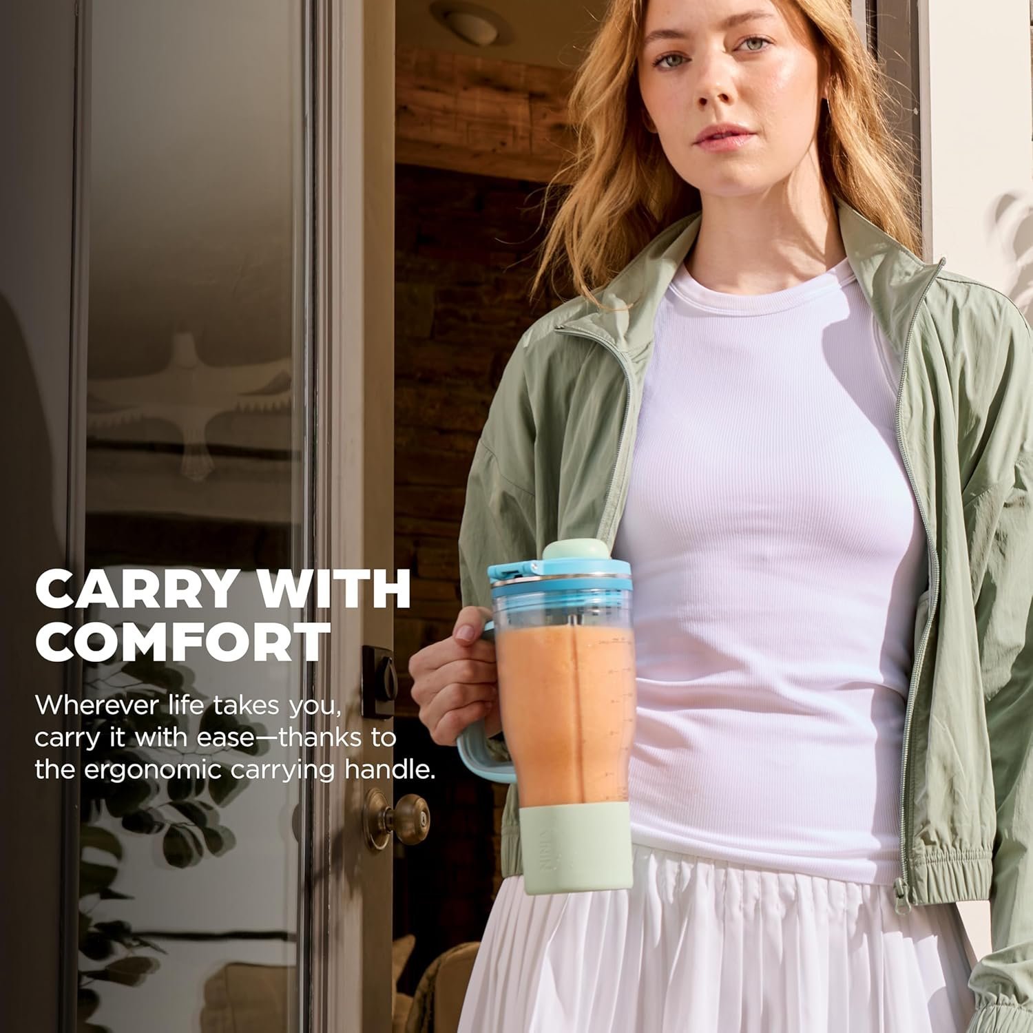 Ninja BlendBOSS™ Tumbler Blender with 26oz Travel Tumbler, Lavender Lemonade - Image 5