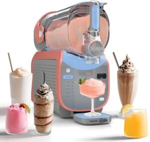 Ninja SLUSHi™ Max Smart Frozen Drink Maker 150 oz, Blue & Peach