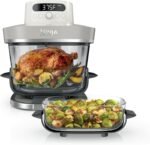 Ninja Crispi® Pro 6-in-1 Countertop Glass Air Fryer, Ash Gray