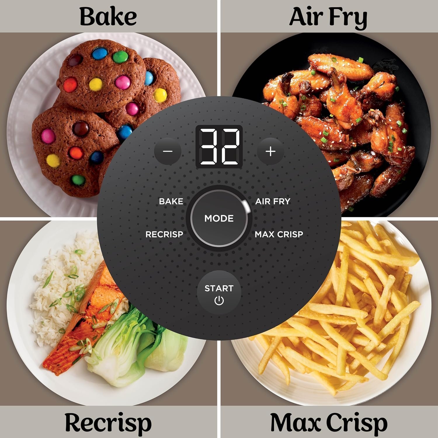 Ninja Crispi® 4-in-1 Portable Glass Air Fryer Cooking System, Mango Clouds - Image 9
