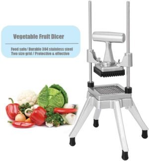 3/8" Blade Commercial Vegetable Fruit Dicer Onion Potato Tomato Slicer Chopper Peppers,Potatoes,Mushrooms Restaurant Quick Slicer Machine