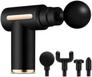 [NEW CUSTOMER] Deep Tissue Massage Gun — 4 Heads, Portable — Just $0.01