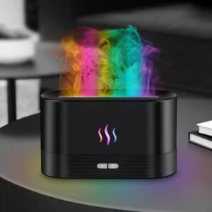 [NEW CUSTOMER] Flame Aroma Diffuser — 7 LED Colors, Auto Shut-Off — Just $0.01